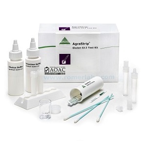 Strip and ELISA tests for determination of gluten in cereals