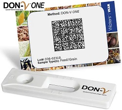 DON-V-ONE - бърз лентов тест за определяне съдържанието на деоксиниваленол - ДОН в готови фуражи и храни за домашни любимци