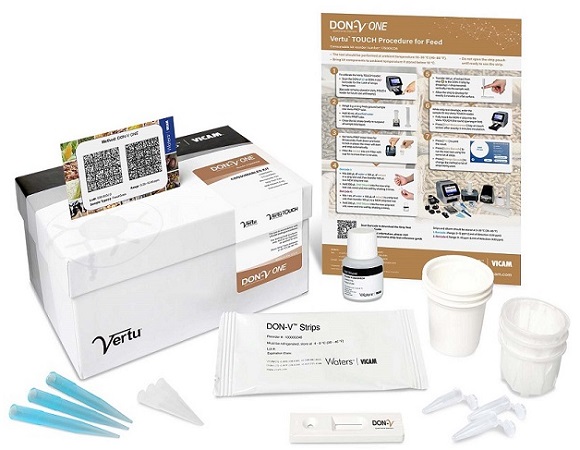 DON-V ONE - lateral flow strip test measuring deoxynivalenol (DON) in complete feeds and pet foods