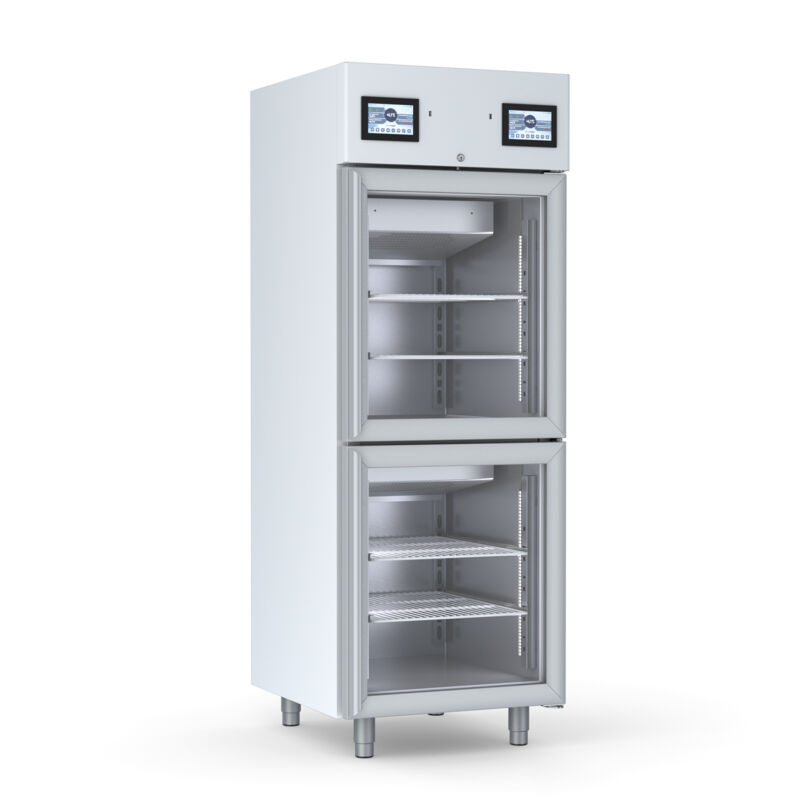 Двутемпературни медицински двукамерни хладилници